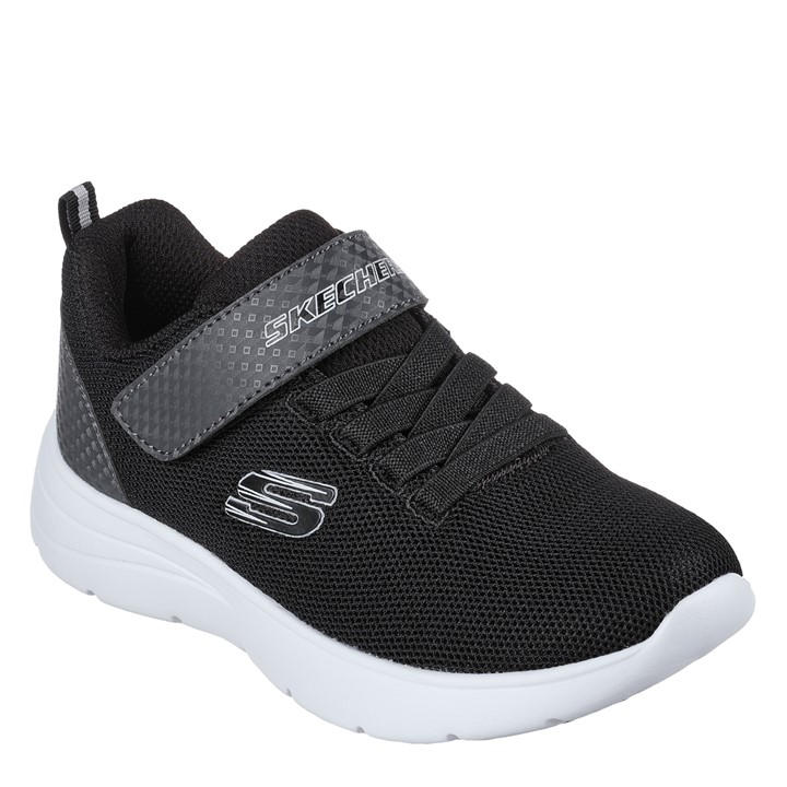 Skechers  Kids Black Kids' Classic Low-Top Trainers in Size C10, Sports Direct