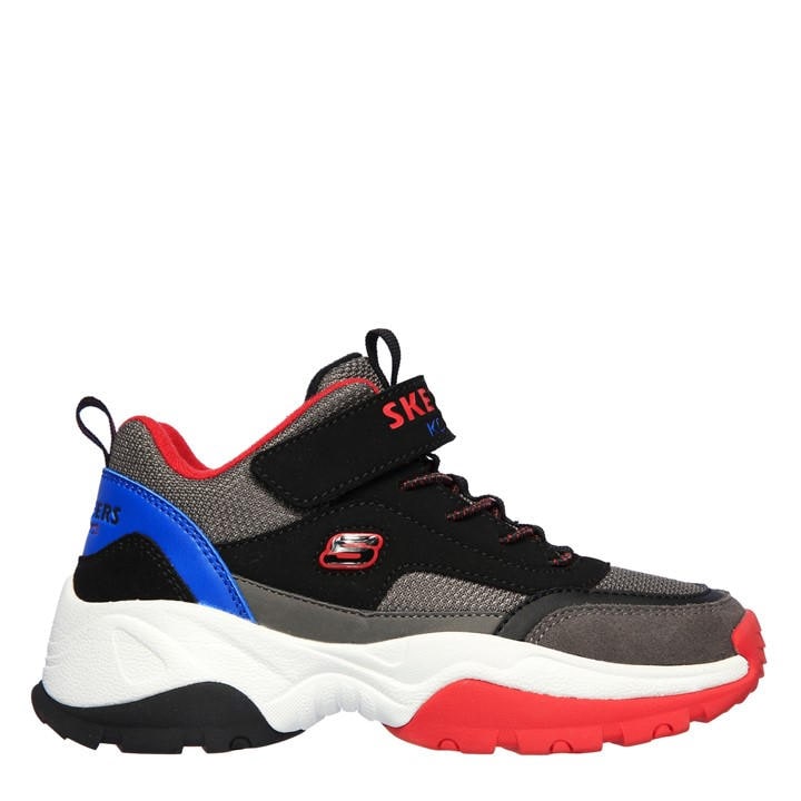 Skechers  Kids Black Kids' Casual Low-Top Trainers in Size C10, Sports Direct