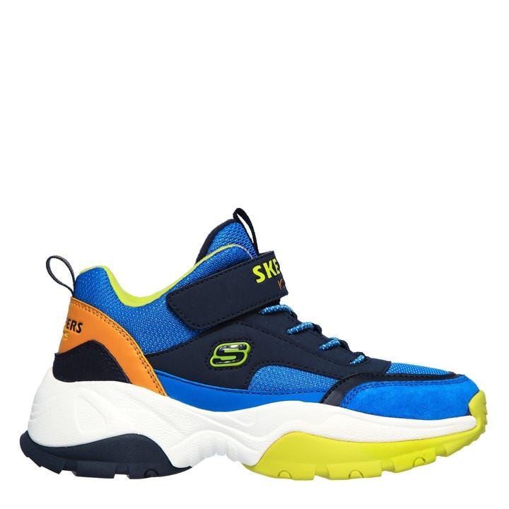 Skechers  Kids Blue Kids' Casual Low-Top Trainers in Size C12, Sports Direct