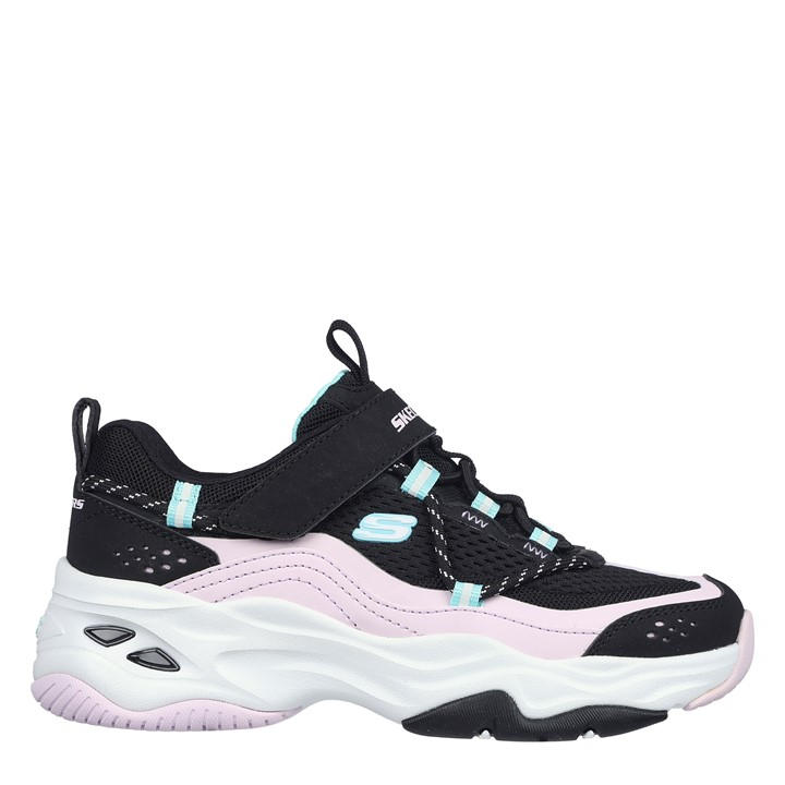 Skechers  Kids Black ' Dlites4 Classic Low-Top Trainers in Size C11.5, Sports Direct