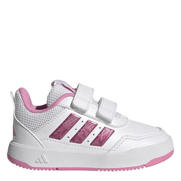 Adidas Girls White Tensaur Hook And Loop Shoes Infant in Size C8, Sports Direct
