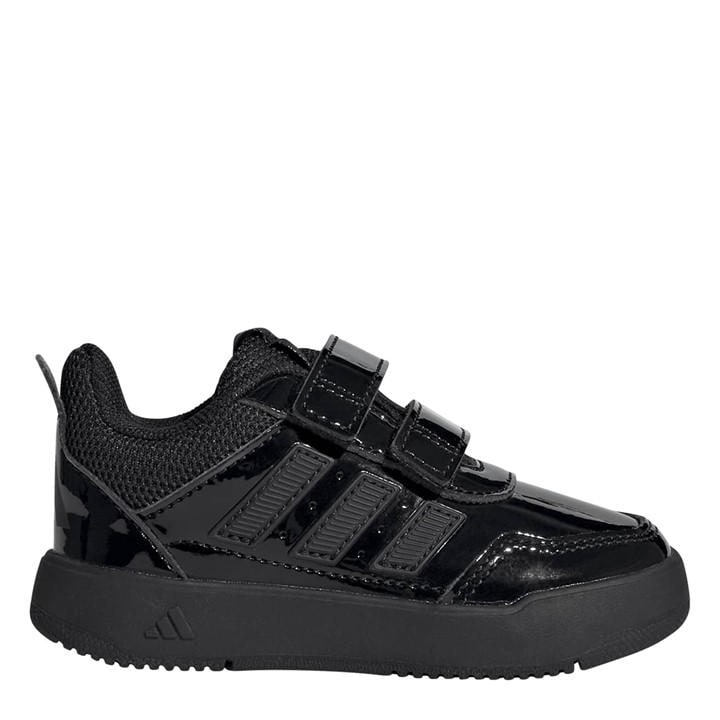 Adidas Girls Black Tensaur Hook And Loop Shoes Infant in Size C7, Sports Direct