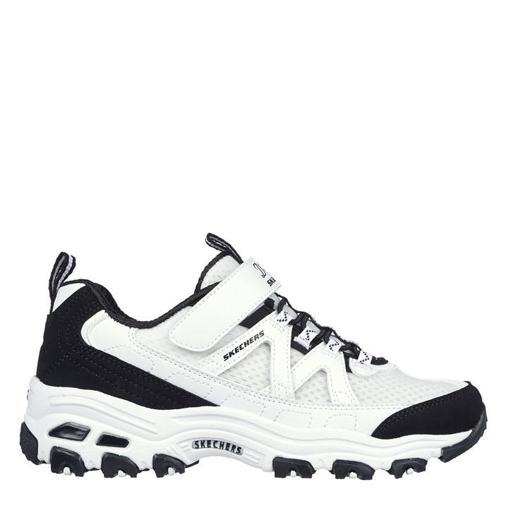 Skechers  Kids White Kids' Classic Low-Top Trainers in Size C12, Sports Direct