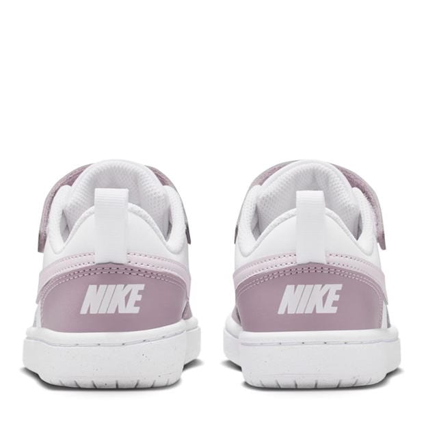 Wht/Plum/Fog - Nike - Court Borough Low Recraft Shoes Infants