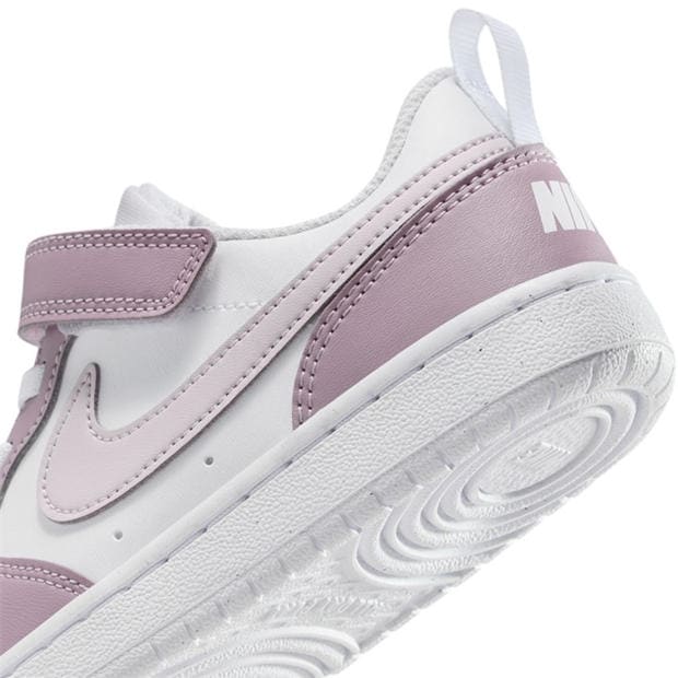 Wht/Plum/Fog - Nike - Court Borough Low Recraft Shoes Infants
