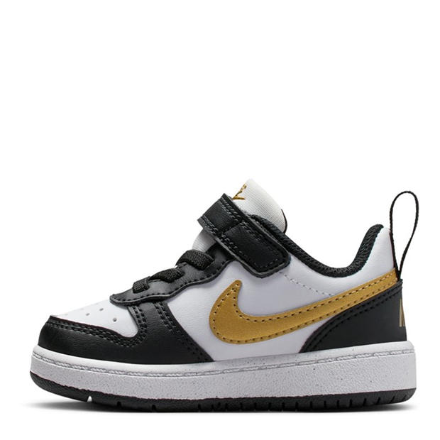 Čierna/Zlatá - Nike - Court Borough Low Recraft Shoes Infants