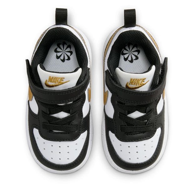 Čierna/Zlatá - Nike - Court Borough Low Recraft Shoes Infants
