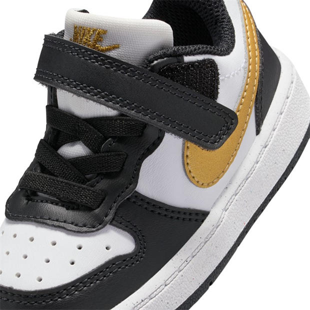 Čierna/Zlatá - Nike - Court Borough Low Recraft Shoes Infants