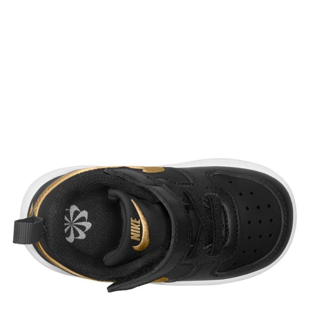 Čierna/Zlatá - Nike - Court Borough Low Recraft Shoes Infants