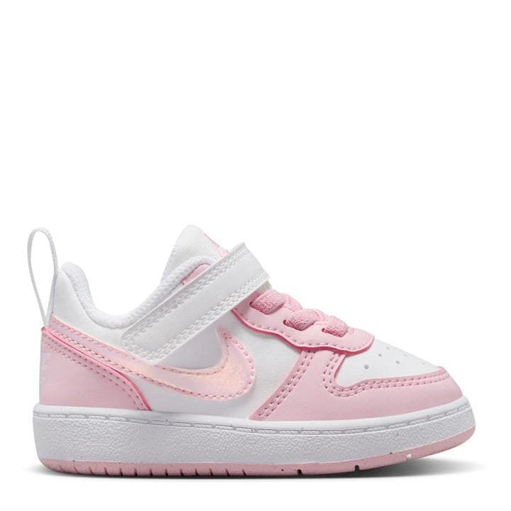 Nike Girls White Court Borough Low Recraft Shoes  in Size C8, Sports Direct