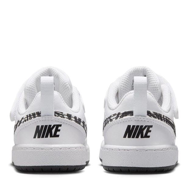 White/Zebra - Nike - Court Borough Low Recraft Shoes Infants