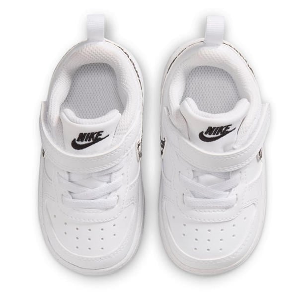White/Zebra - Nike - Court Borough Low Recraft Shoes Infants