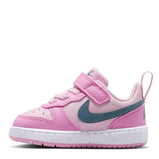 Pink/Grey - Nike - Court Borough Low Recraft Shoes Infants