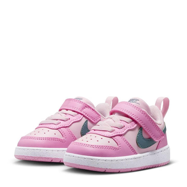 Pink/Grey - Nike - Court Borough Low Recraft Shoes Infants