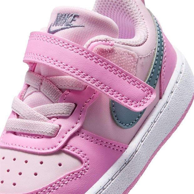 Pink/Grey - Nike - Court Borough Low Recraft Shoes Infants