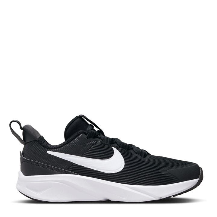Nike Boys Black Star Runner 4 Little Kids' Shoes in Size C12, Sports Direct
