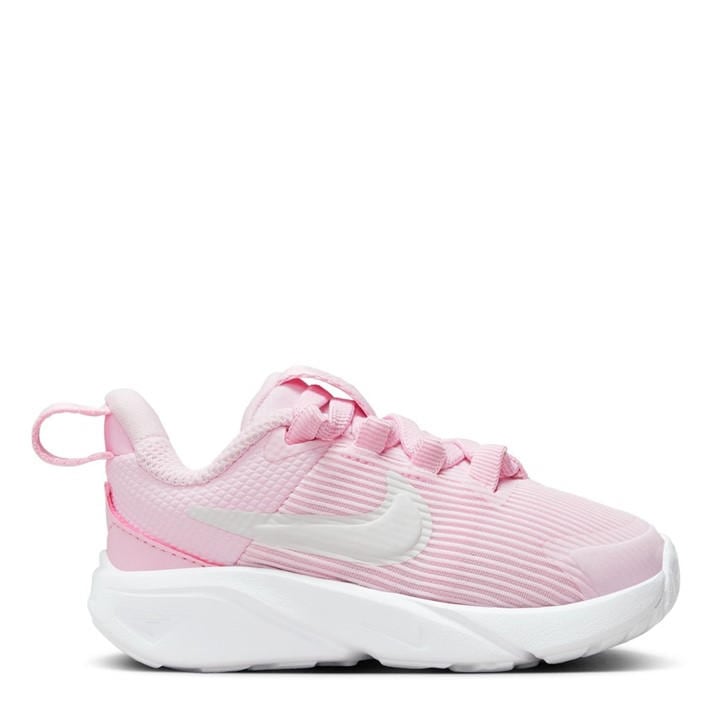 Nike Girls Pink Star Runner 4 Baby/Toddler Shoes in Size C6, Sports Direct