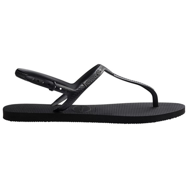 Havaianas Girls Black Kids' Twist Flip Flops in Size 1.5, Sports Direct