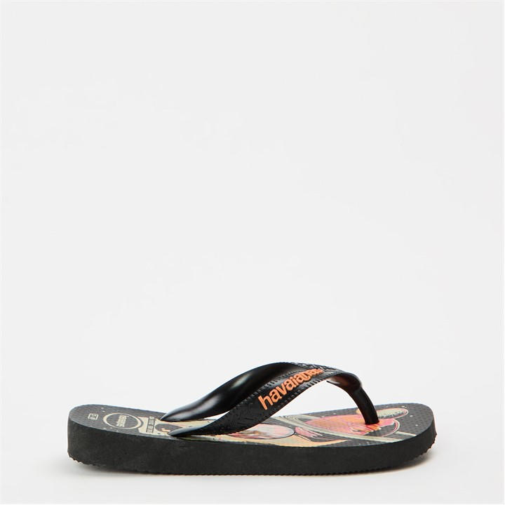 Havaianas  Kids Black ' Flip Flops in Size C12, Sports Direct