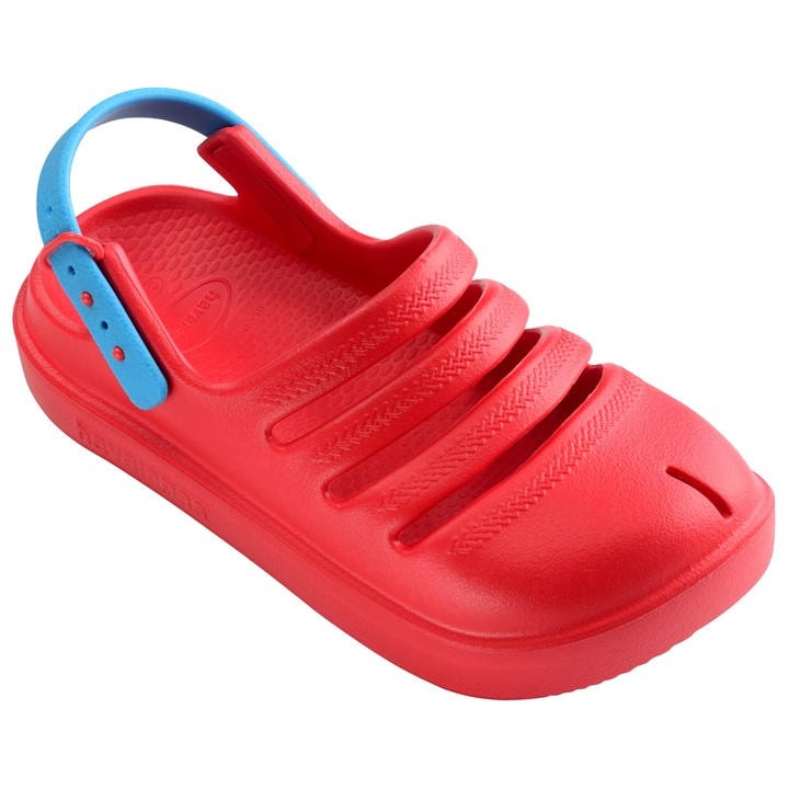 Havaianas Girls Red Kids' Pink Flip Flops in Size C10.5, Sports Direct