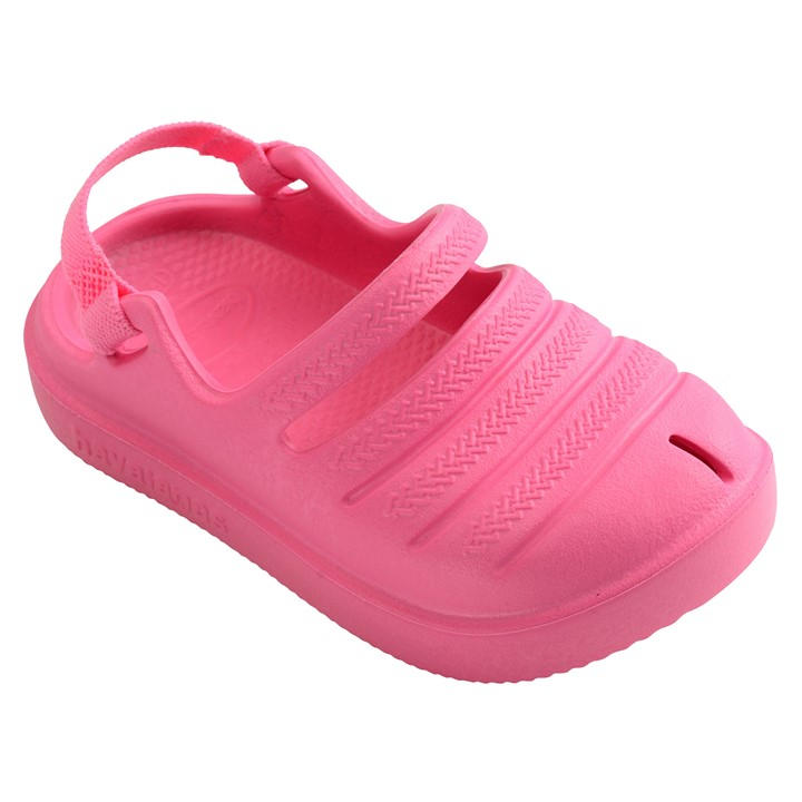 Havaianas  Kids Pink Blue Flip Flops in Size C8, Sports Direct