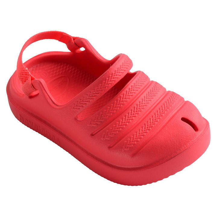 Havaianas  Kids Pink Blue Flip Flops in Size C6, Sports Direct