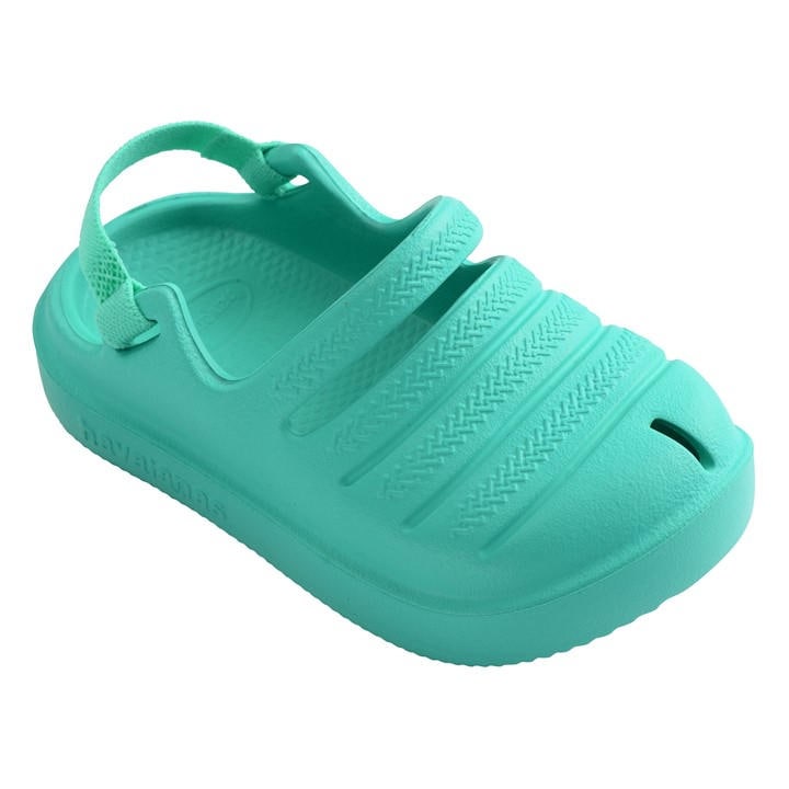 Havaianas  Kids Green Blue Flip Flops in Size C6, Sports Direct
