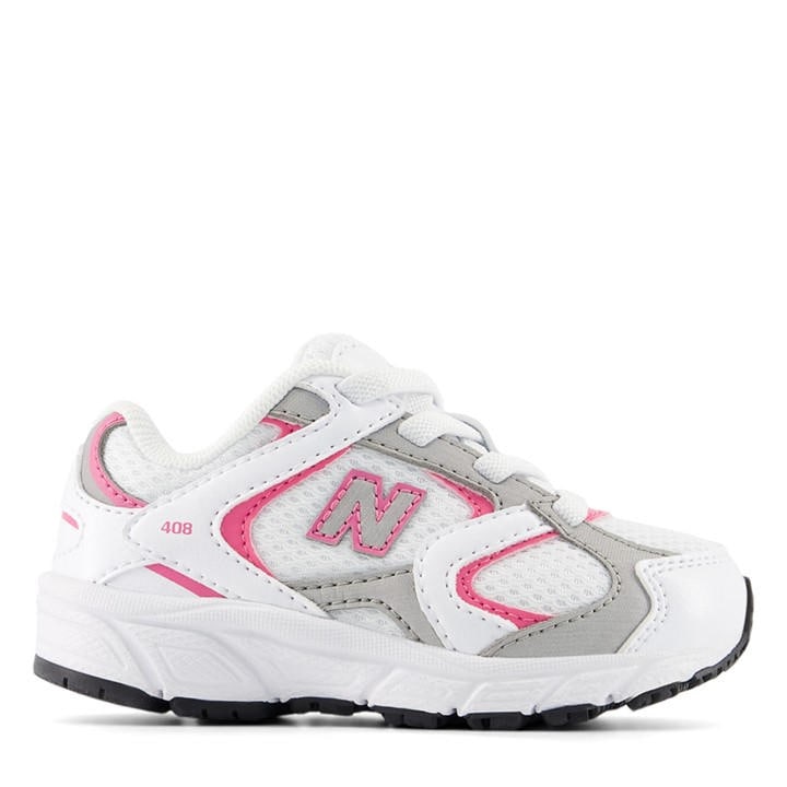 New Balance Girls White Nb 408V1 Infant in Size C9, Sports Direct