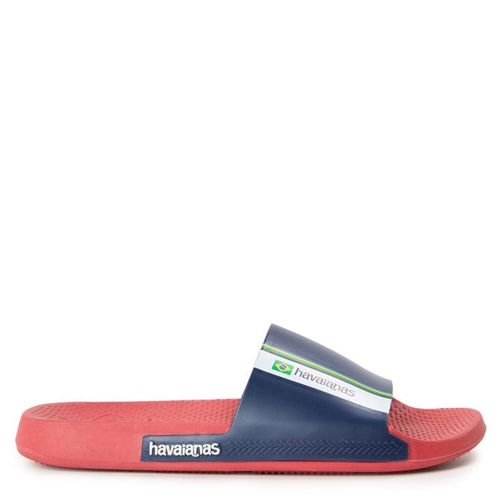 Havaianas  Kids Red ' Slide Brasil Flip Flops in Size C13, Sports Direct