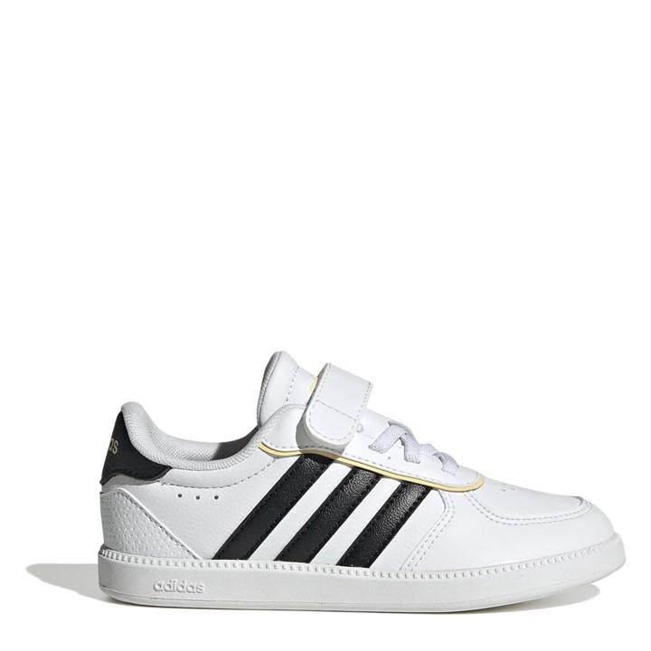 Adidas Girls White Breaknet Sleek Shoes Kids in Size 1, Sports Direct