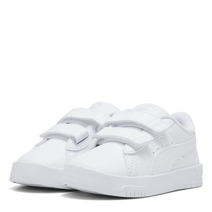 Puma Girls White Jada Sneakers  in Size C5, Sports Direct