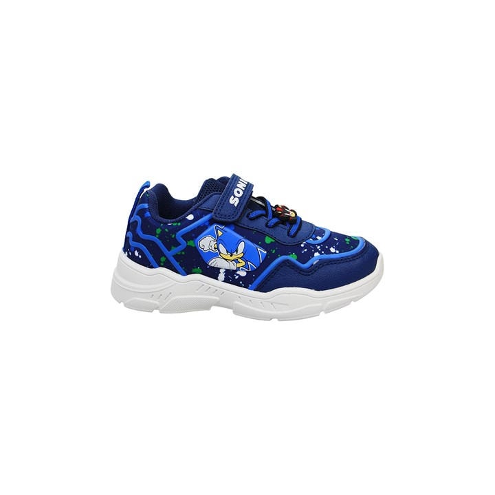 Sonic  Kids Blue ' Low-Top Trainers in Size C10, Sports Direct