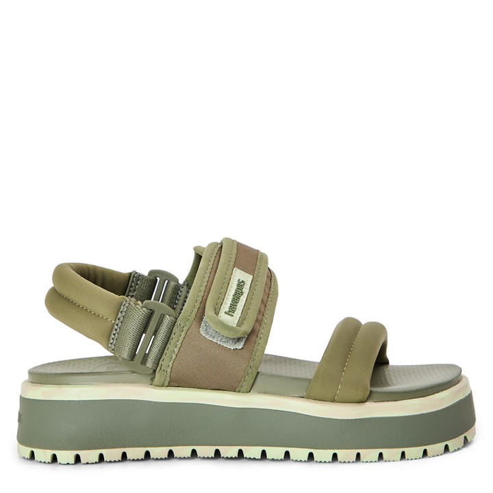 Havaianas  Kids Green ' Hav Street Shanghai Flip Flops in Size 1, Sports Direct