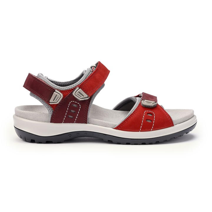 Hotter Women's Red Walk Ii Active Sandals in Size 8, Sports Direct