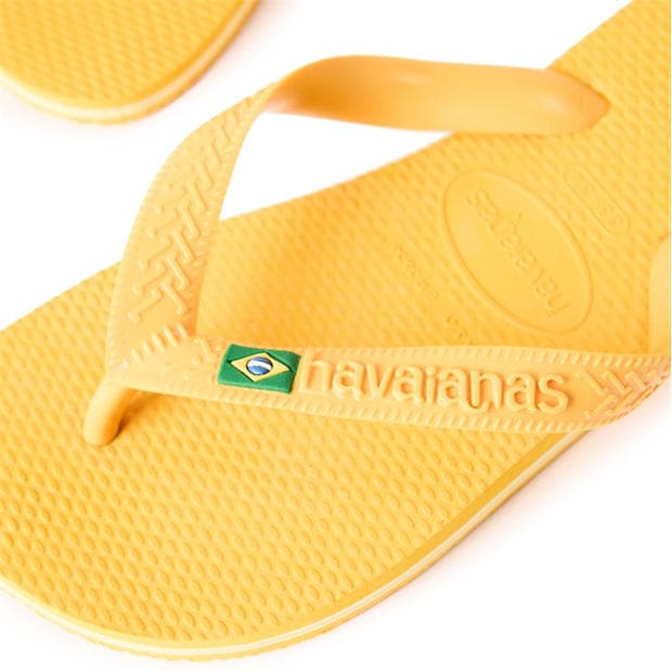 Pop Yellow - Havaianas - Unisex Kids Brasil Pop Yellow Flip Flops