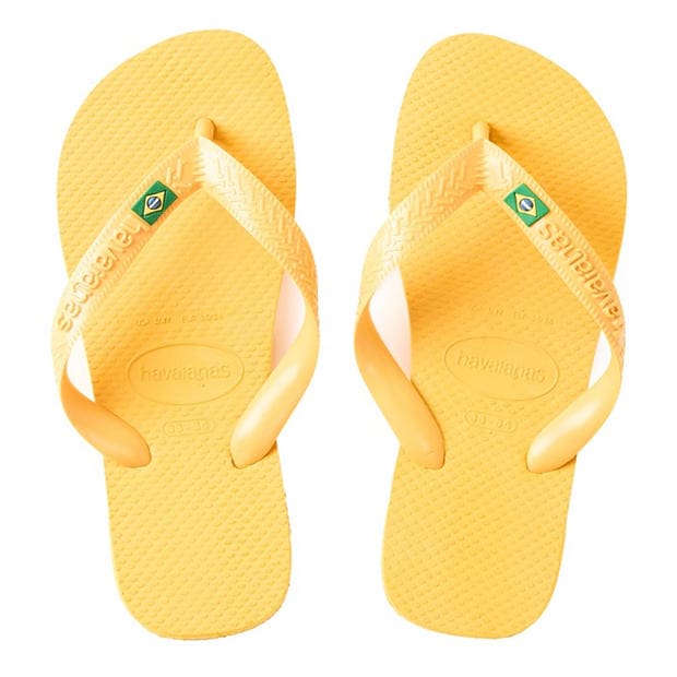 Pop Yellow - Havaianas - Unisex Kids Brasil Pop Yellow Flip Flops