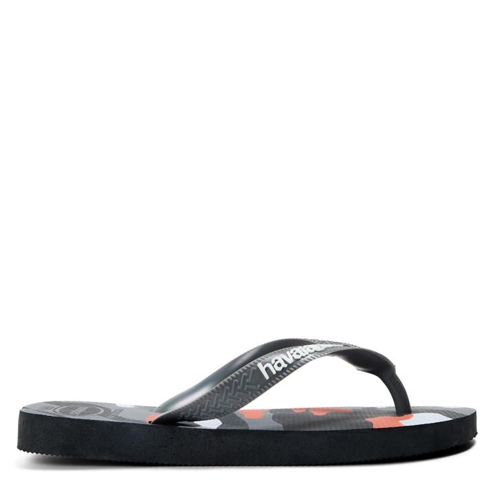 Havaianas  Kids Grey ' Top Camu New Graphite Flip Flops in Size 1.5, Sports Direct