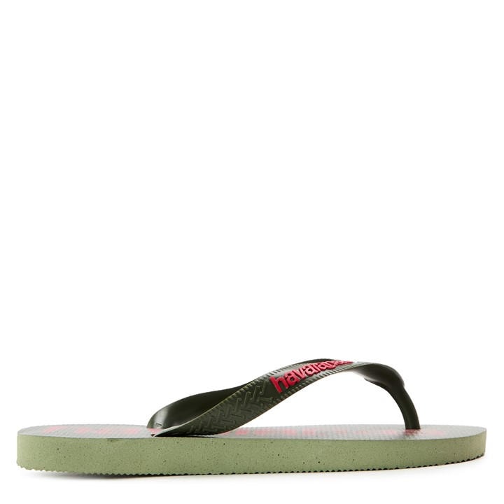 Havaianas  Kids Green ' Flip Flops in Size 1.5, Sports Direct