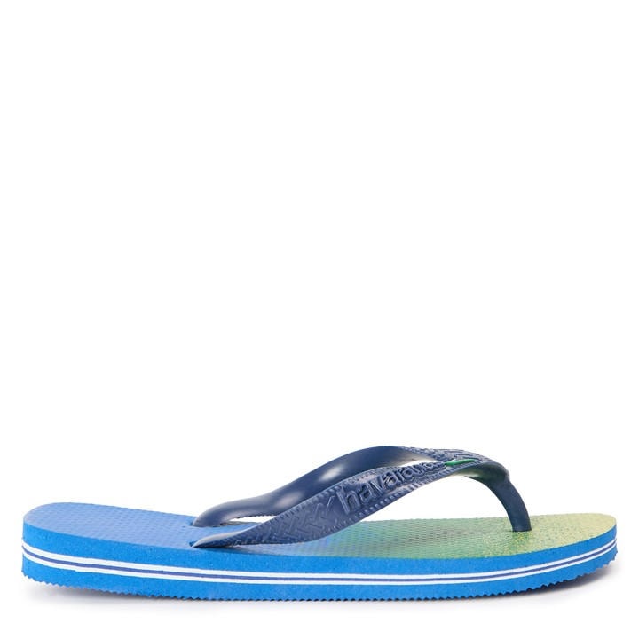 Havaianas  Kids Blue ' Brasil Flip Flops in Size 1.5, Sports Direct