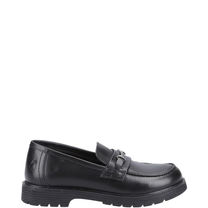 Hush Puppies Girls Black Lydia Senior Shoe in Size 4, Sports Direct