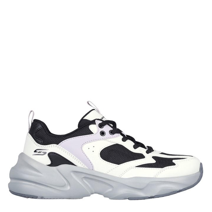 Skechers Girls Black Kids' Casual Low-Top Trainers in Size C9, Sports Direct