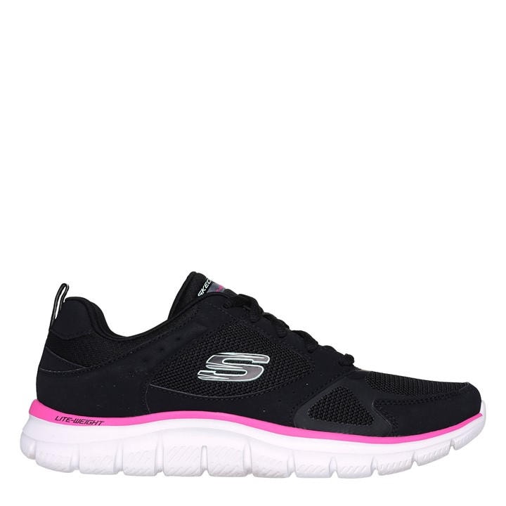 Skechers Girls Black Kids' Track Slip On Trainers in Size C5, Sports Direct