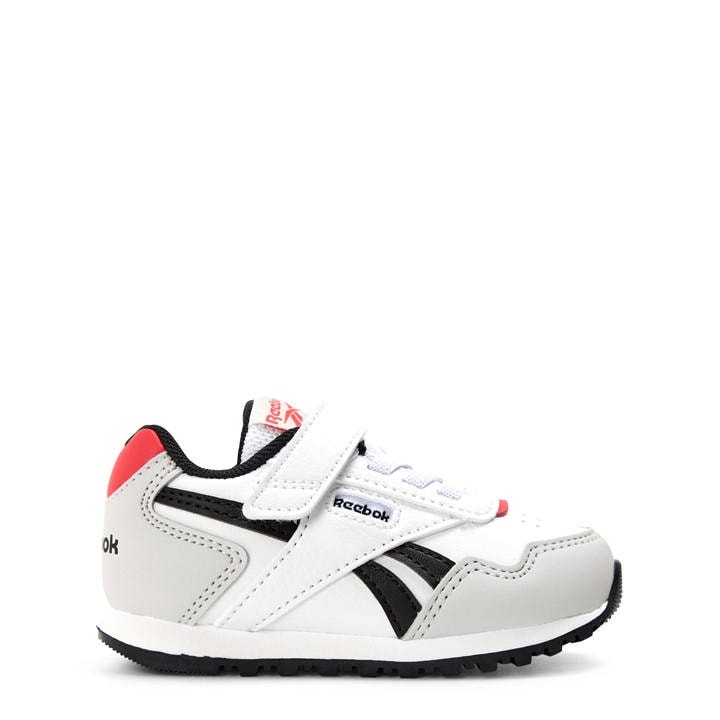Reebok  Kids White Kids' Glide Elastic Trainers in Size C7, Sports Direct