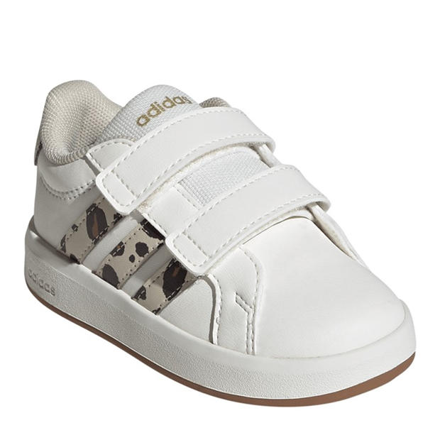 White/Animal - adidas - Grand Court 2.0 Shoes Infant Girls