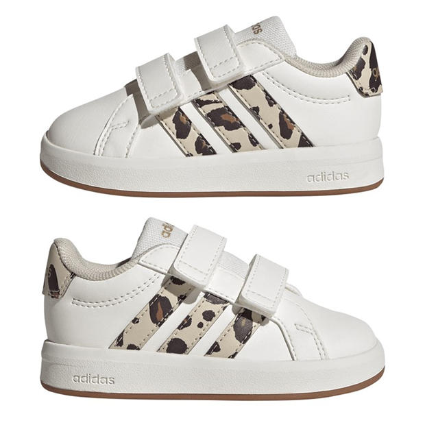 White/Animal - adidas - Grand Court 2.0 Shoes Infant Girls