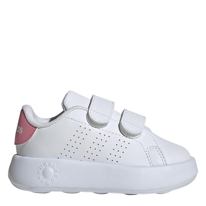 Adidas Girls White Advantage Cf  in Size C9, Sports Direct