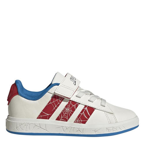 adidas - Kids' Grand Court Spider-Man Low-Top Trainers