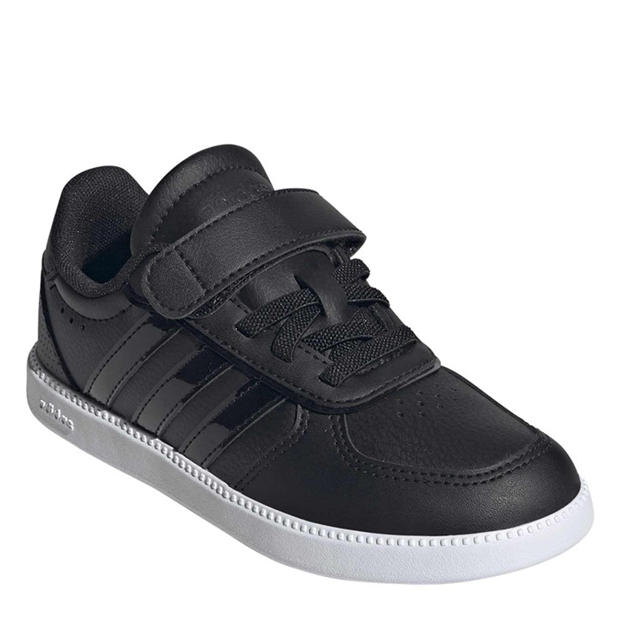Core Black/Core - adidas - Kids' Breaknet Sleek Court Trainers