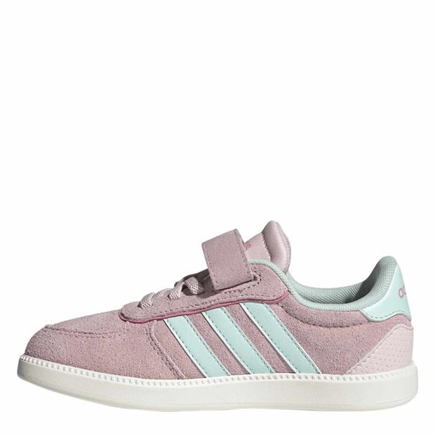 Clear Pink/Halo - adidas - Kids' Breaknet Sleek Court Trainers