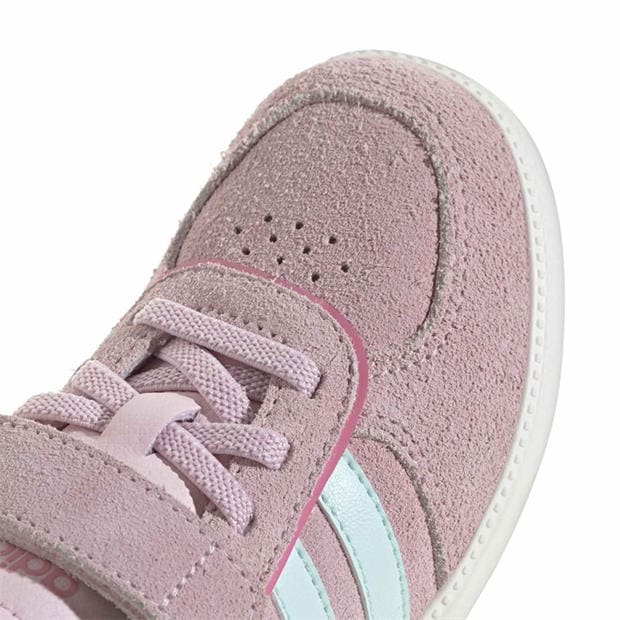 Clear Pink/Halo - adidas - Kids' Breaknet Sleek Court Trainers